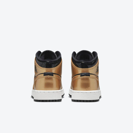 Men's Air Jordan 1 Mid 'Metallic Gold' Shoes