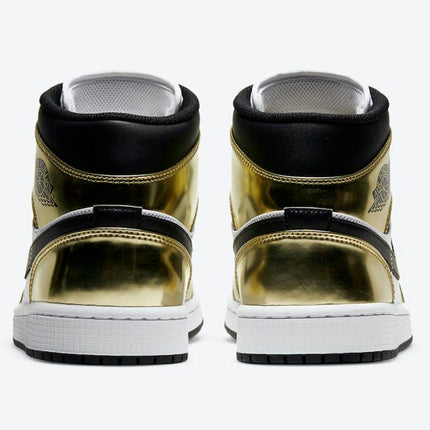 Men's Air Jordan 1 Mid 'Metallic Gold' Shoes