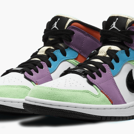 Men's Air Jordan 1 Mid 'Multi-Color' Shoes