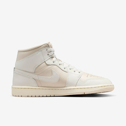 Men's Air Jordan 1 Mid 'Muslin Sail' Shoes