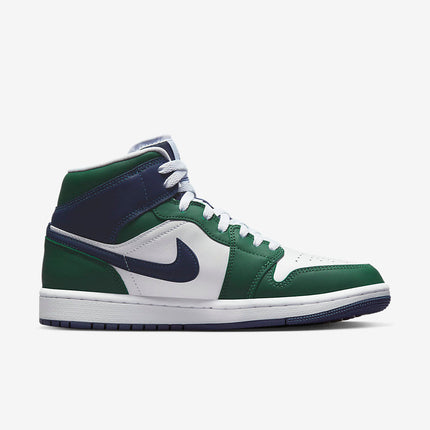 Men's Air Jordan 1 Mid 'Noble Green' Shoes