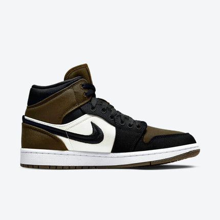 Men's Air Jordan 1 Mid 'Olive Toe' Shoes