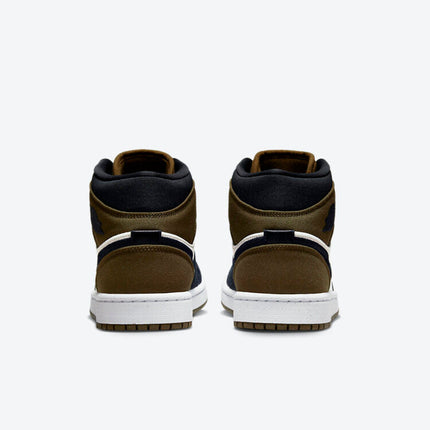 Men's Air Jordan 1 Mid 'Olive Toe' Shoes