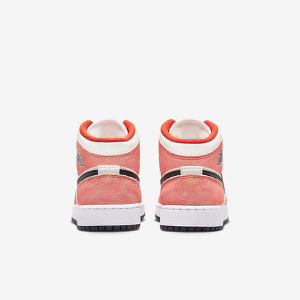 Men's Air Jordan 1 Mid 'Orange Suede' Shoes