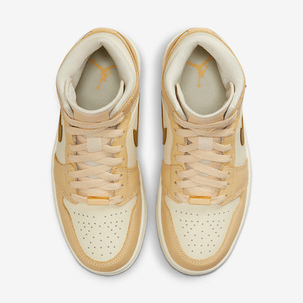 Men's Air Jordan 1 Mid 'Pale Vanilla' Shoes