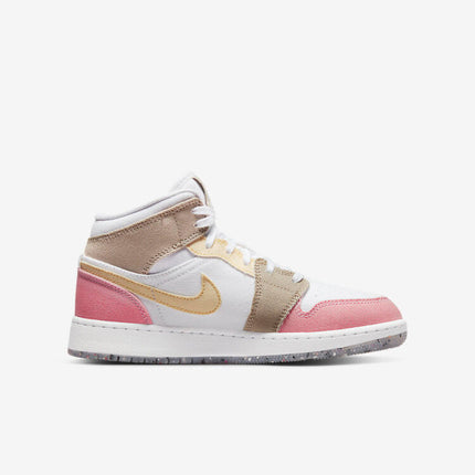 Men's Air Jordan 1 Mid 'Pastel Pink' Shoes