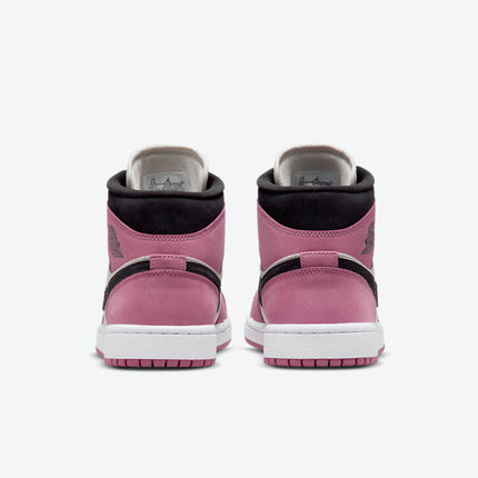 Men's Air Jordan 1 Mid 'Pink Nubuck' Shoes