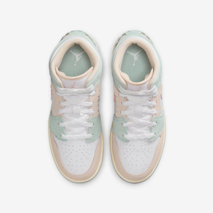 Men's Air Jordan 1 Mid 'Pink Oxford' Shoes