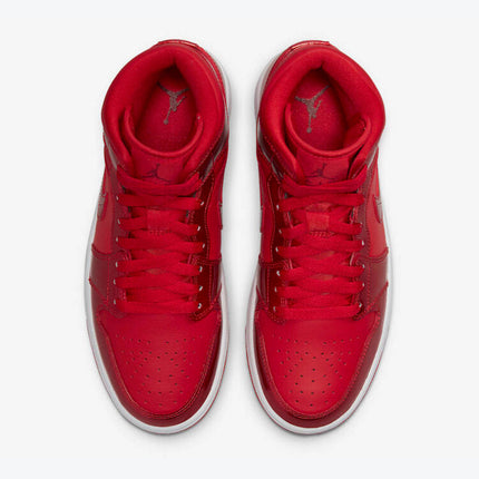 Men's Air Jordan 1 Mid 'Red Pomegranate' Shoes
