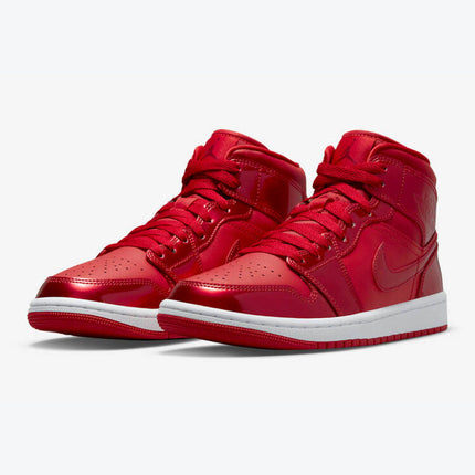 Men's Air Jordan 1 Mid 'Red Pomegranate' Shoes