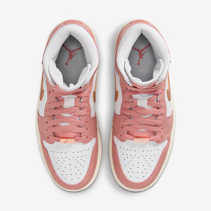 Men's Air Jordan 1 Mid 'Red Stardust' Shoes