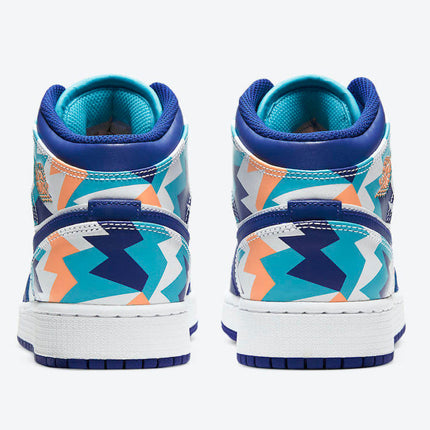 Men's Air Jordan 1 Mid 'Storm Blue' Shoes