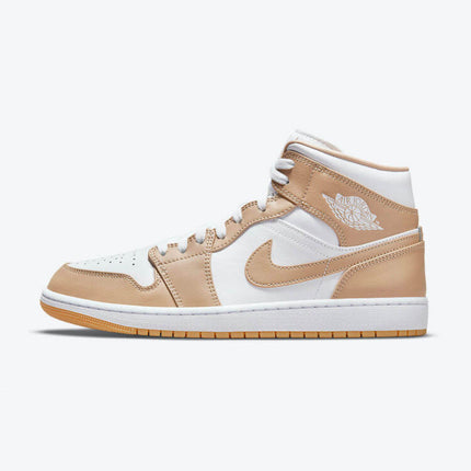 Men's Air Jordan 1 Mid 'Tan Gum' Shoes