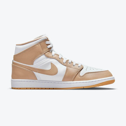 Men's Air Jordan 1 Mid 'Tan Gum' Shoes