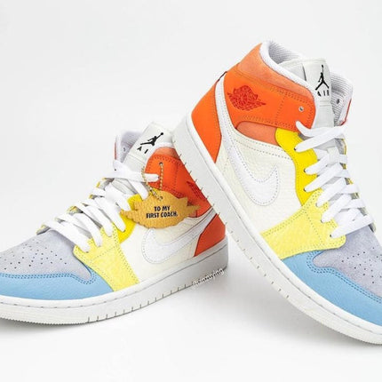 Men's Air Jordan 1 Mid 'To My First Coach' Shoes