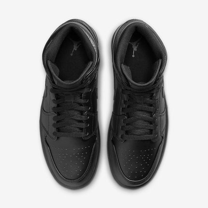 Men's Air Jordan 1 Mid 'Triple Black' Shoes