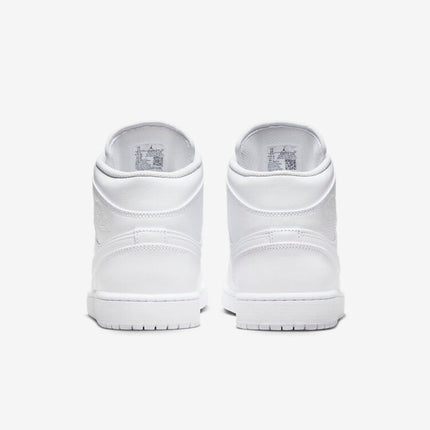 Men's Air Jordan 1 Mid 'Triple White' Shoes