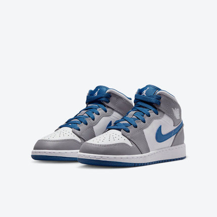 Men's Air Jordan 1 Mid 'True Blue' Shoes