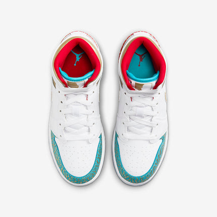 Men's Air Jordan 1 Mid 'UNC to Chicago' Shoes