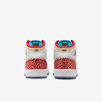 Men's Air Jordan 1 Mid 'UNC to Chicago' Shoes
