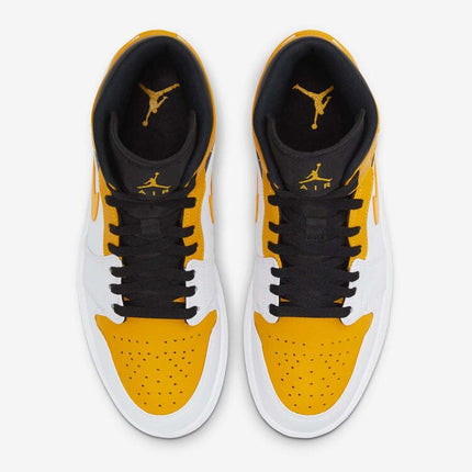 Men's Air Jordan 1 Mid 'University Gold' Shoes