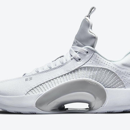 Men's Air Jordan 35 Metallic White Shoes