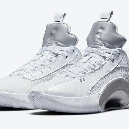 Men's Air Jordan 35 Metallic White Shoes