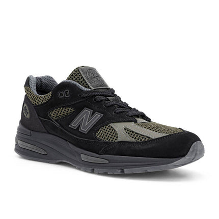 Men's New Balance 991v2 'Olive Green Gray Black' Shoes