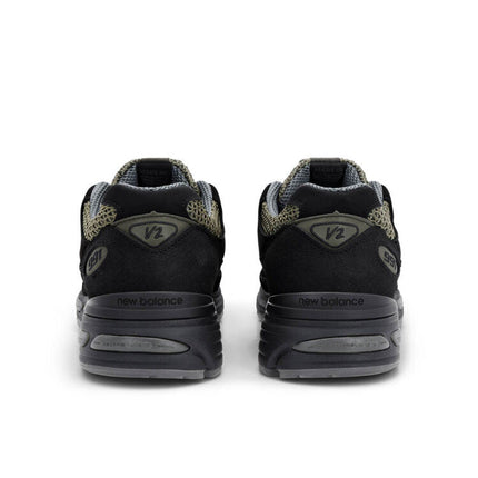Men's New Balance 991v2 'Olive Green Gray Black' Shoes