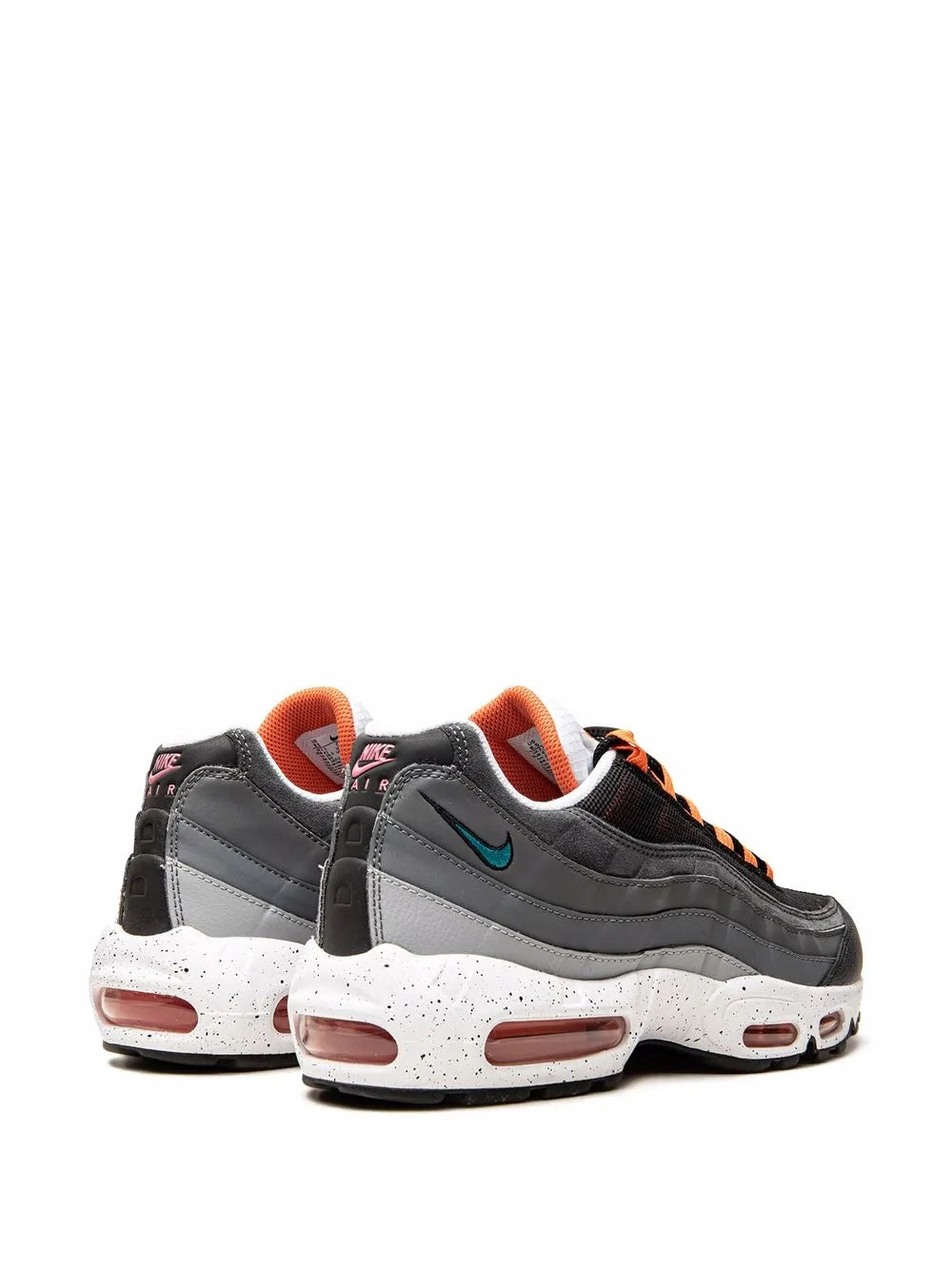 Men's Nike Air Max 95 Sole Grey Orange Shoes