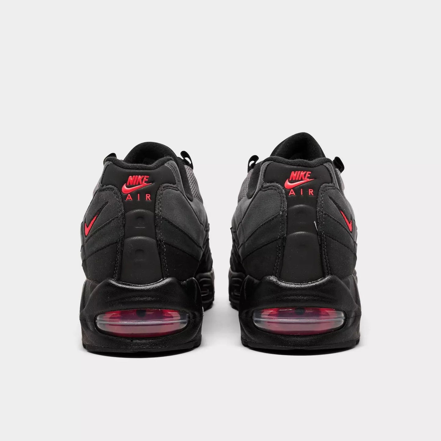Men's Nike Air Max 95 Black Bright Crimson Shoes