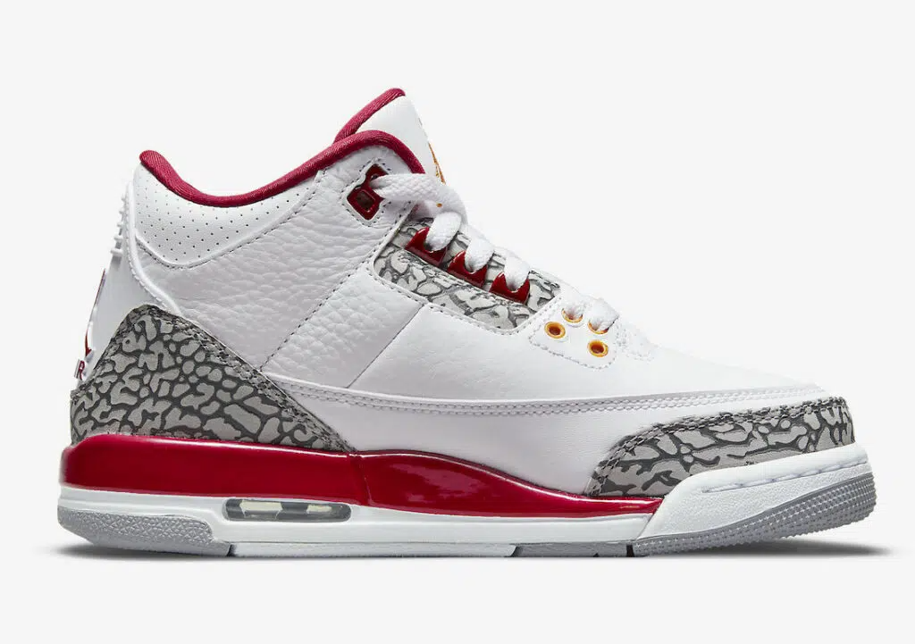 Men's Air Jordan 3 Cardinal Red Shoes