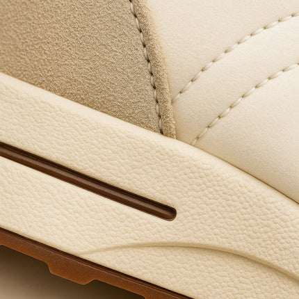 Men's Loro Piana Weekend Walk Beige Sneakers