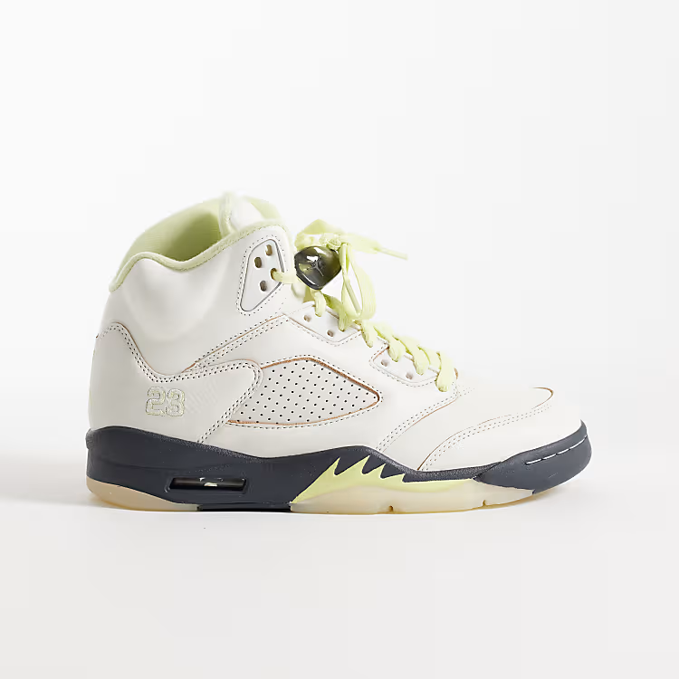 Men's Nike Air Jordan 5 Retro Luminous Green Shoes