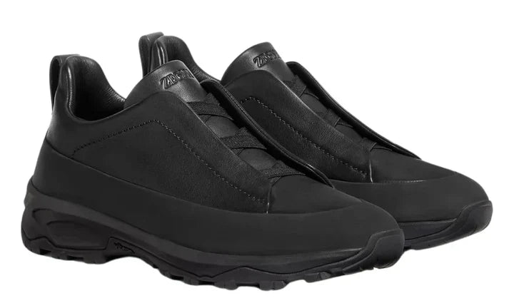 Men's Zegna Triple Stitch™ Monte Black Sneakers