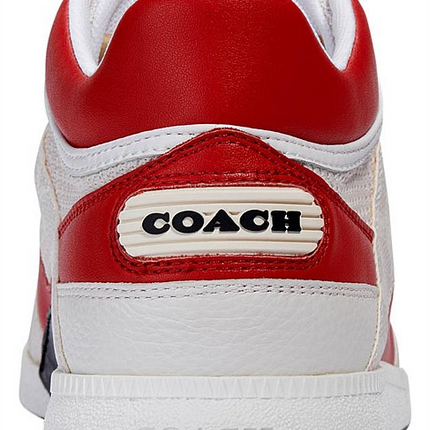Men's Coach Citysole Mid Top white Red Sneakers