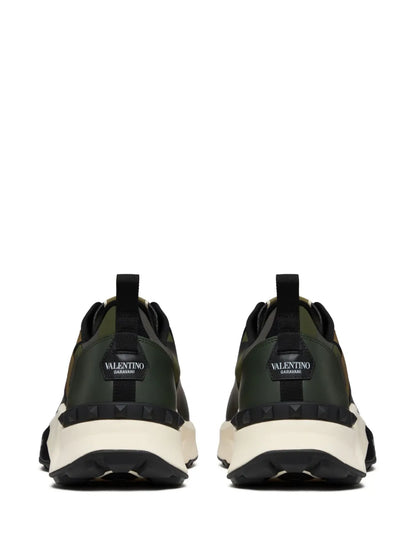 Men's Valentino Garavani Baskets True Act Khaki Multicolor Sneakers