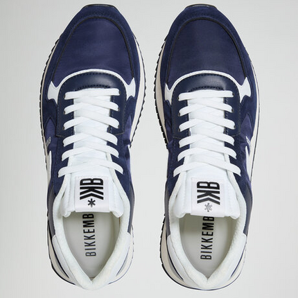 Men’s Bikkembergs Puyol Navy White Sneakers