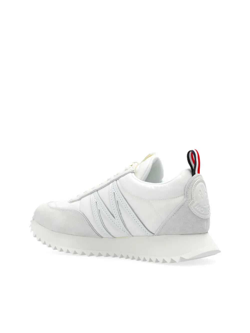 Men's Pacey Nylon & Suede White Sneakers