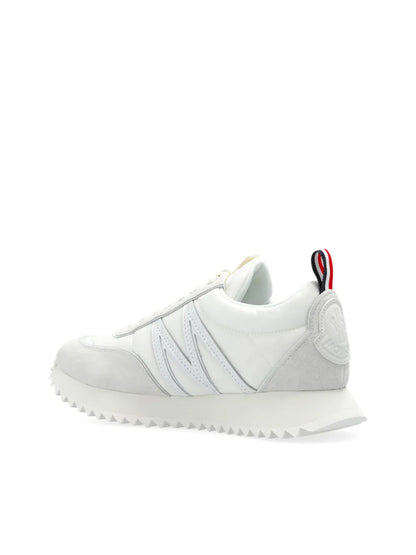 Men's Pacey Nylon & Suede White Sneakers