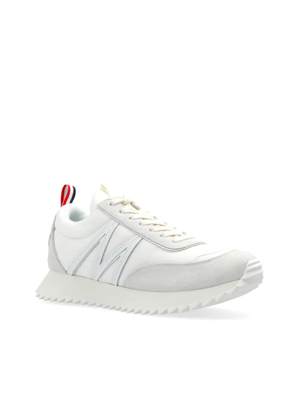 Men's Pacey Nylon & Suede White Sneakers
