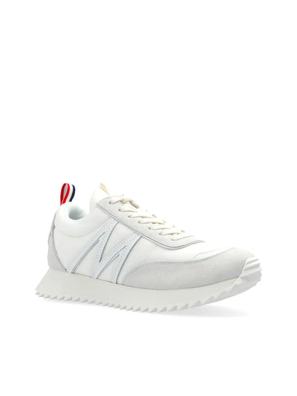 Men's Pacey Nylon & Suede White Sneakers