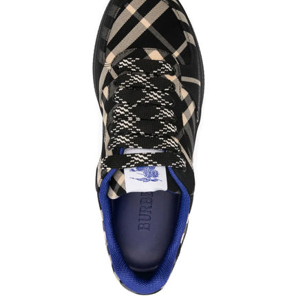 Men’s Burberry Check Terrace Noir Beige Bleu Sneakers