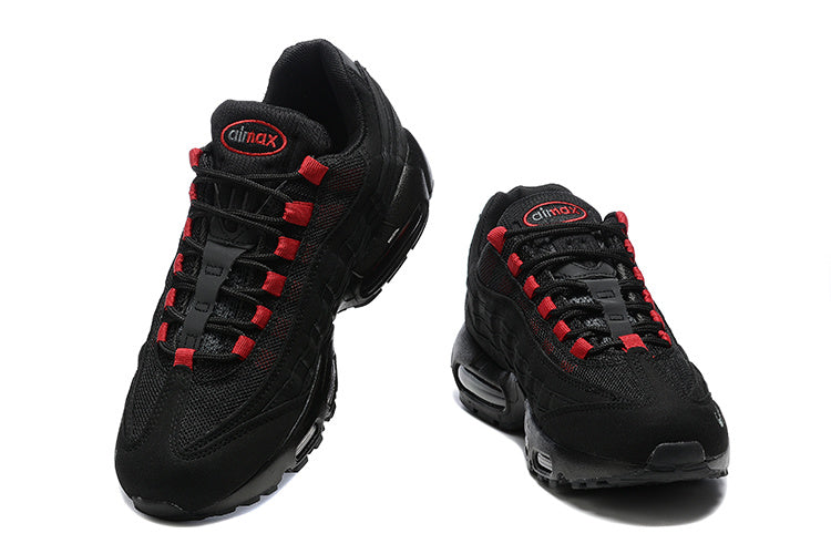 Men's Nike Air Max 95 Black Team Crimson Shoes