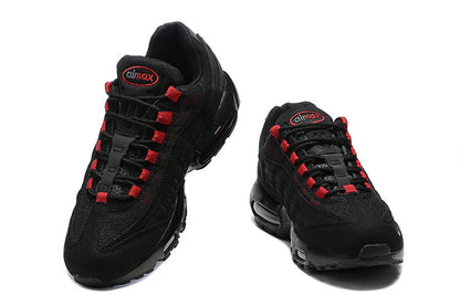 Men's Nike Air Max 95 Black Team Crimson Shoes