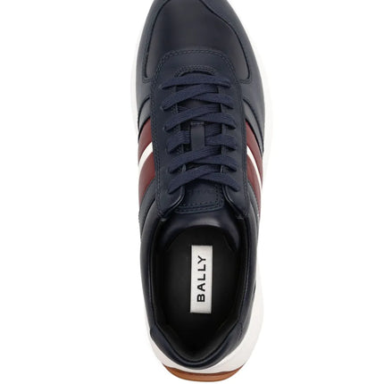 Men's Bally Darsyl Leather Navy White Sneaker