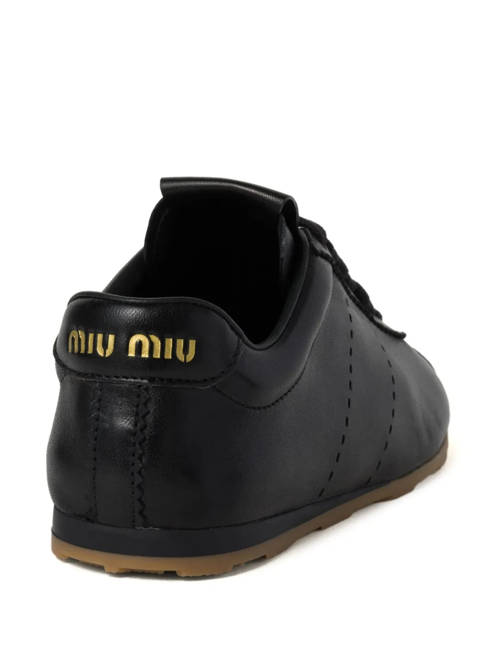 Men's Miu Miu Low Top Black Sneaker