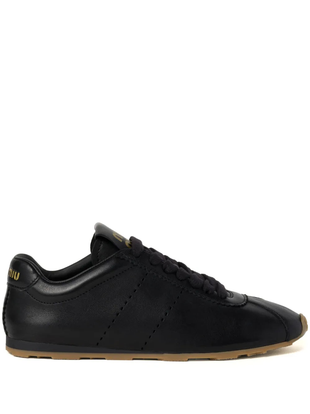 Men's Miu Miu Low Top Black Sneaker