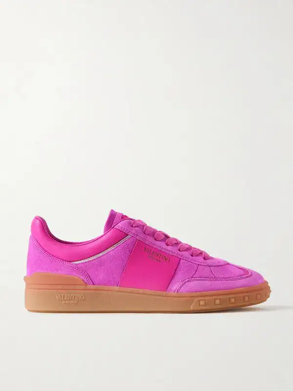Men's Valentino Garavani Upvillage Low-Top Pink Sneakers