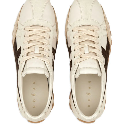 Men's Hogan 86er Suede Light Beige Sneakers